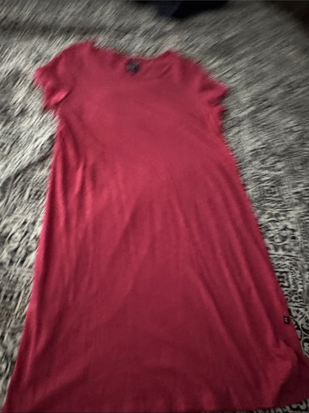 GAP Raspberry Short Sleeve tshirt Dress